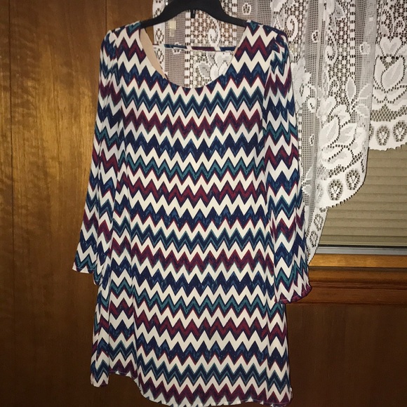 Chevron dress worse multiple times. - Picture 1 of 3